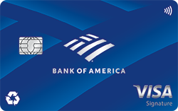 Bank of America Travel Rewards credit card card art